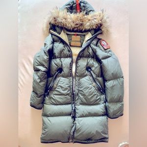 Parajumpers Women Down Parka Olive Green S